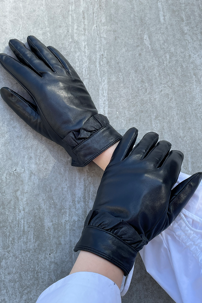 ObjSophie L Gloves 116 - Black - Object