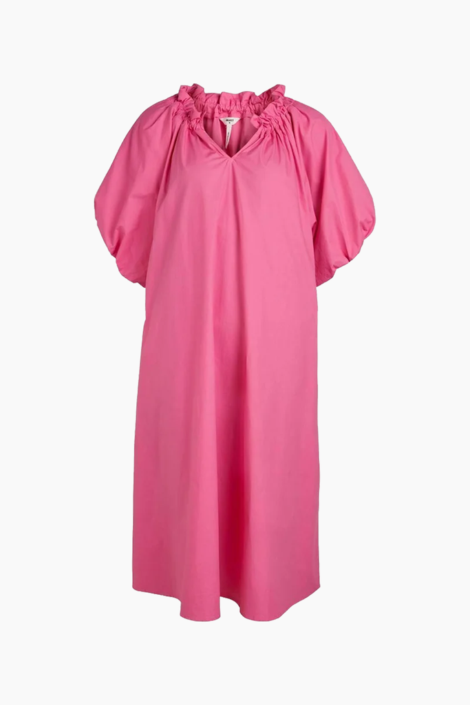 Objcelinne 2/4 Midi Dress - Begonia Pink - Object