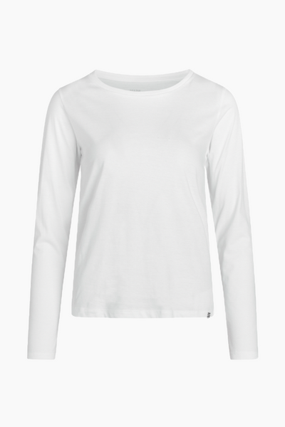 Organic Jersey Tenna Tee - White - Mads Nørgaard