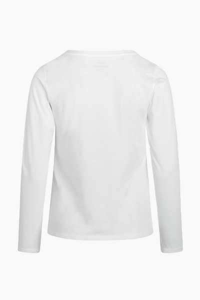 Organic Jersey Tenna Tee - White - Mads Nørgaard