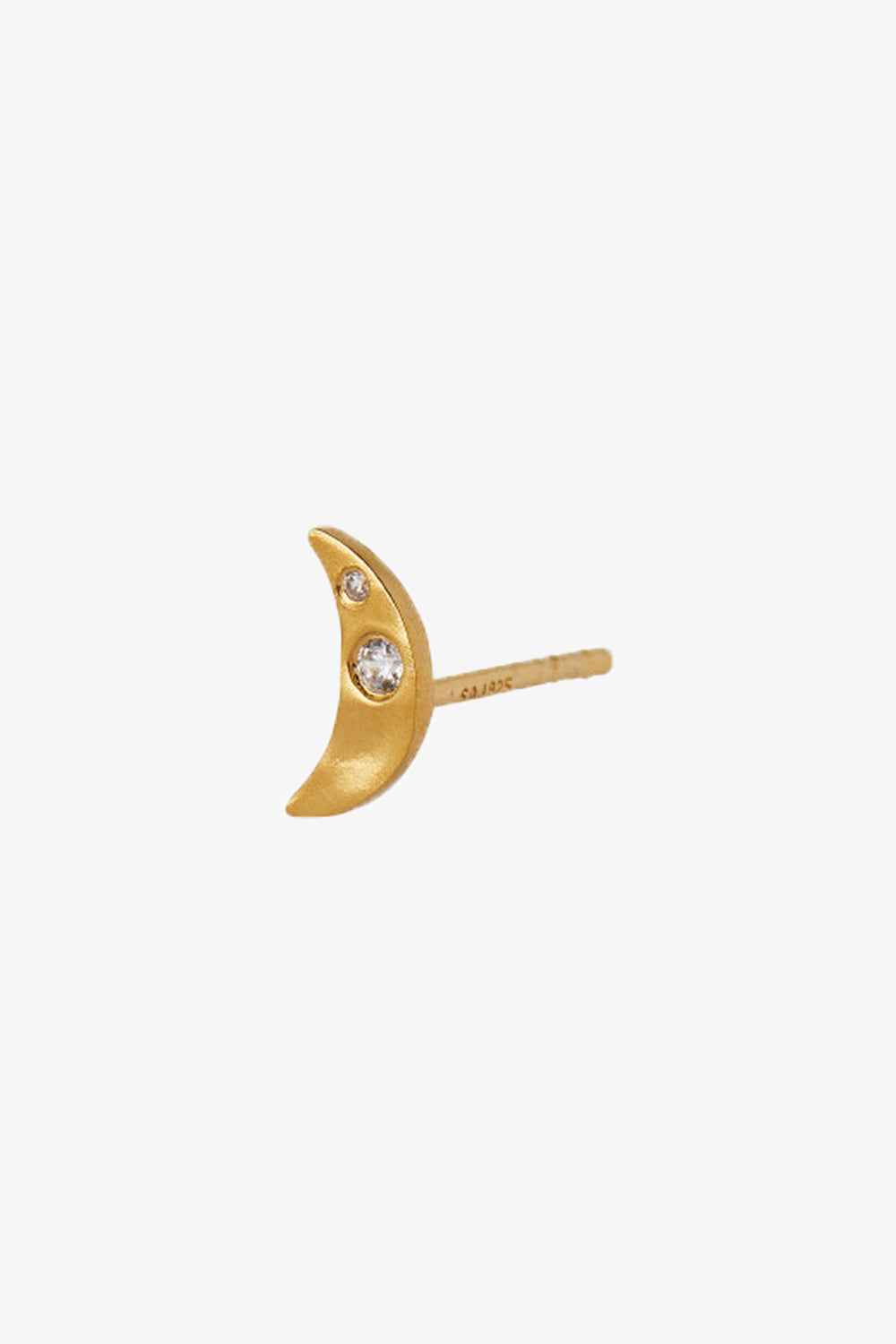 Petit Bella Moon Earring - Gold - Stine A