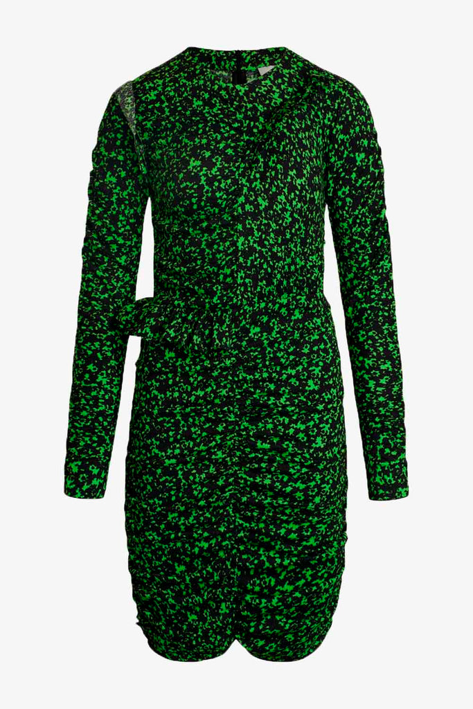Pollux Twiggy Dress - Classic Green/Black - Mads Nørgaard