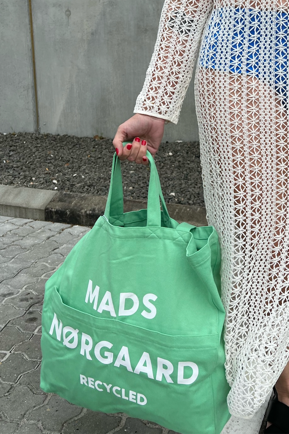 Recycled Boutique Altea Bag - Light Grass Green - Mads Nørgaard