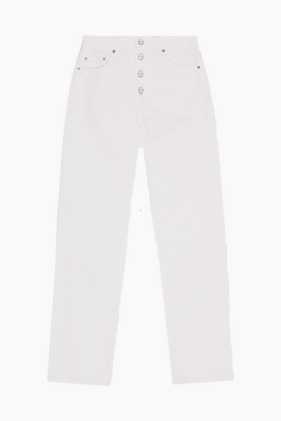 Lovy Rigid Denim  - Bright White - GANNI