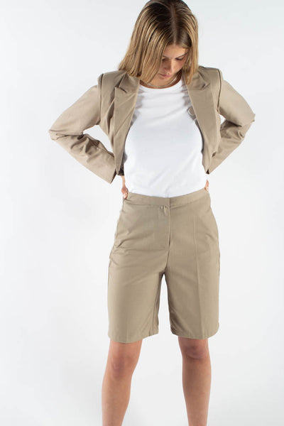 Romeo Shorts - Beige - A-View