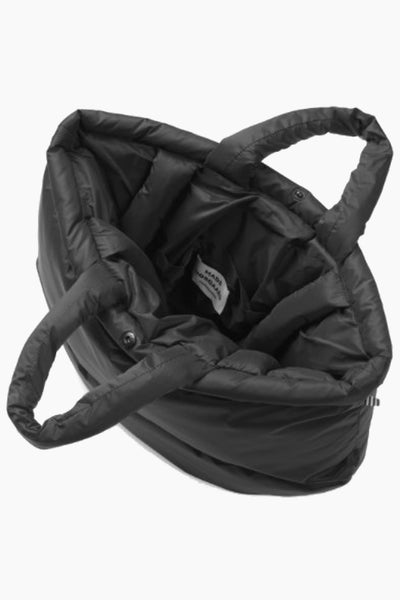 Shiny Recy Quilt Pillow - Black - Mads Nørgaard