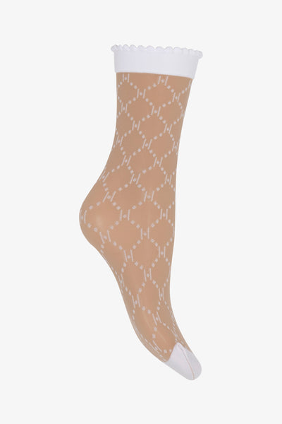 Socks logo 25d - White - Hype the Detail