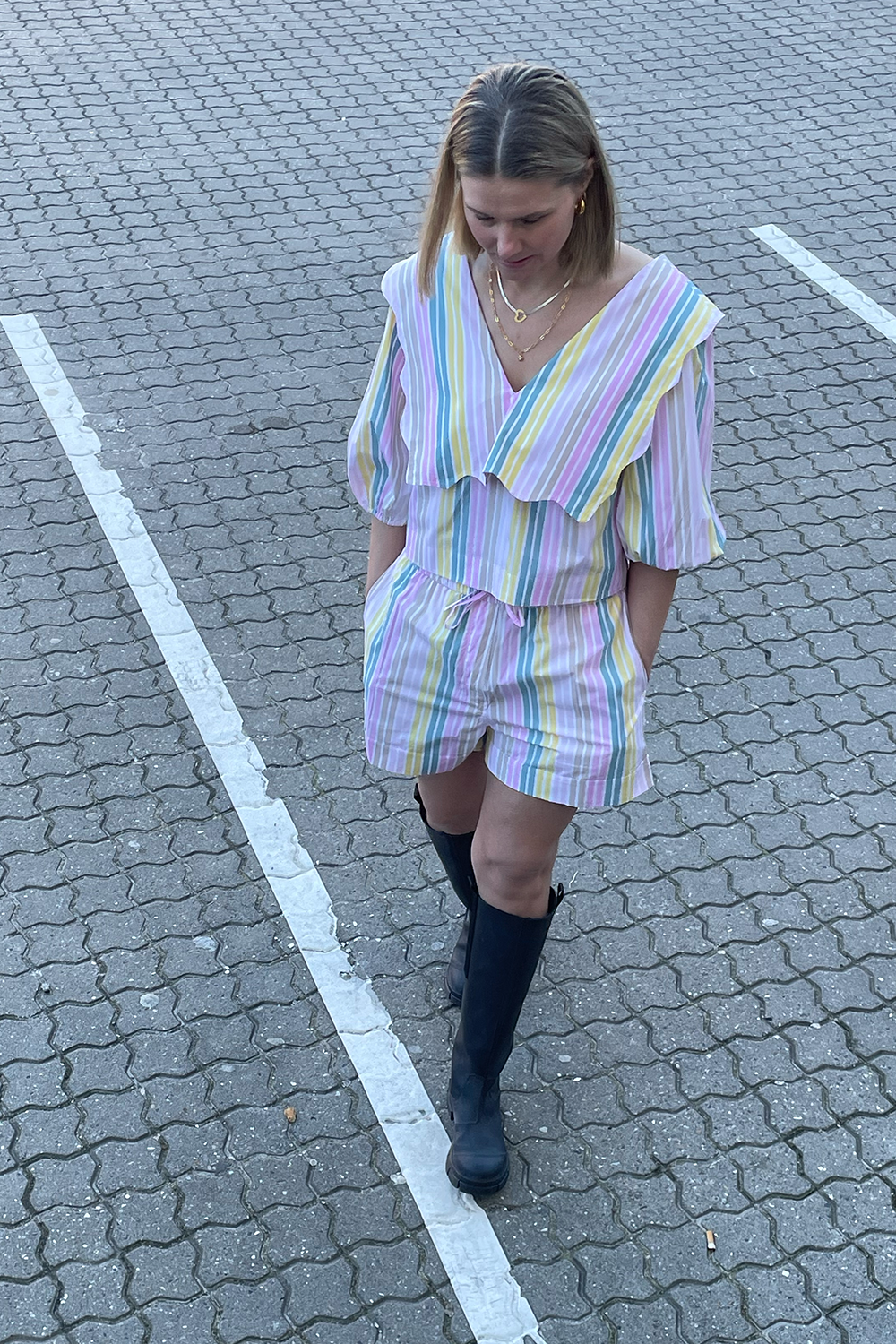 Stripe Blouse F7767 - Multicolour - GANNI - QNTS – QNTS.dk Stripe Blouse F7767 - Multicolour - GANNI - QNTS – QNTS.dk