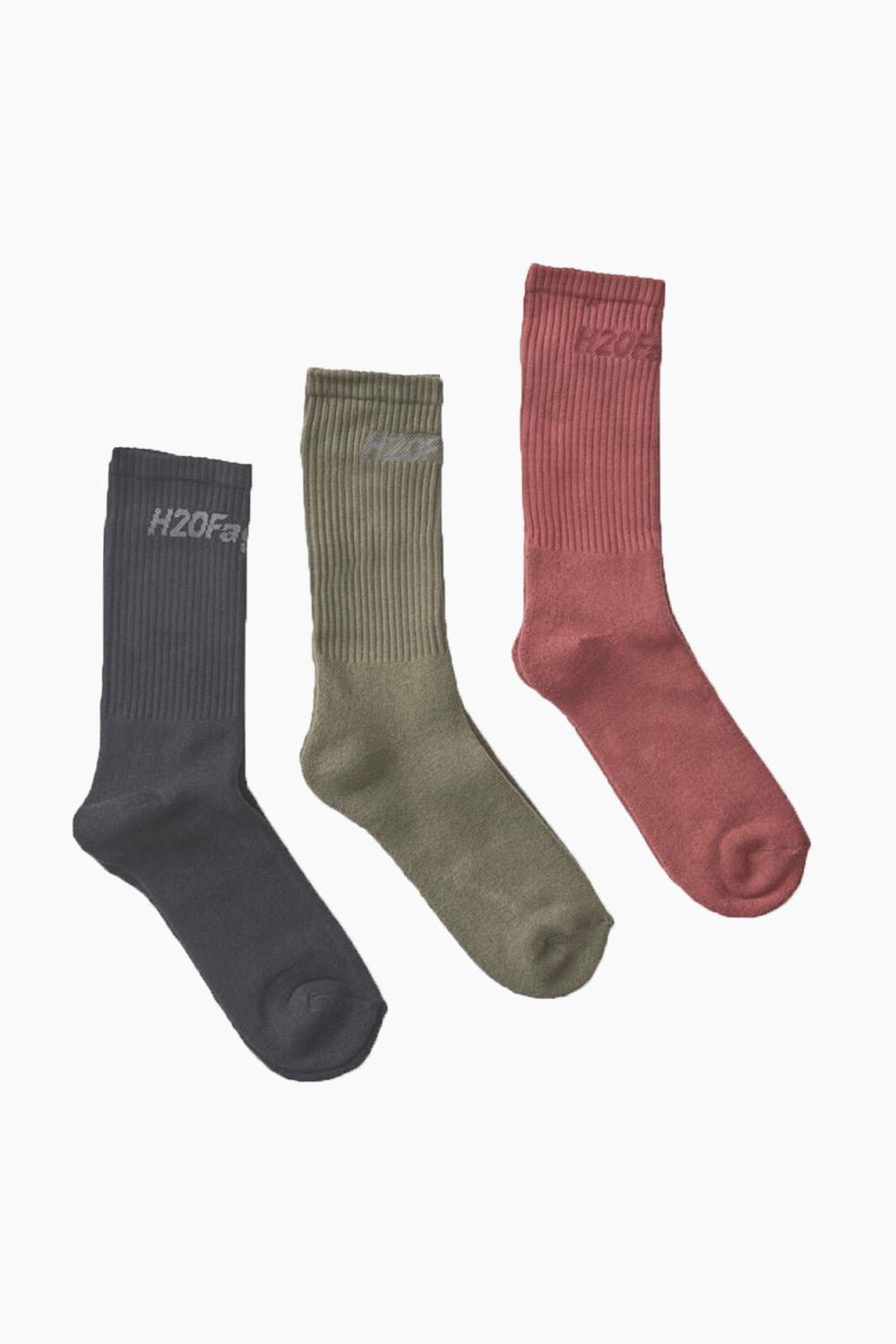 Suck Socks 3 Pack - Red Earth/Black/Forest Green - H2O Fagerholt