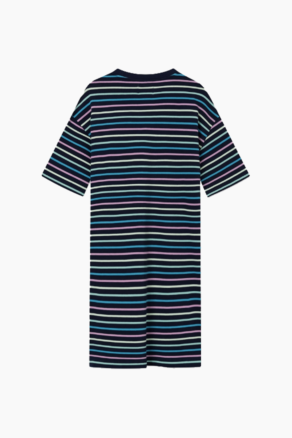 Ulla Stribe Dress - Navy Stripes - Wood Wood