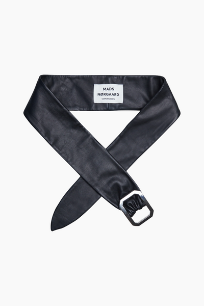 Vintage Leather Shiloh Belt - Black - Mads Nørgaard