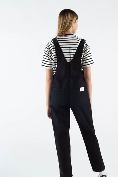 W' Bib Overall Hudson Stretch - Black - Carhartt WIP