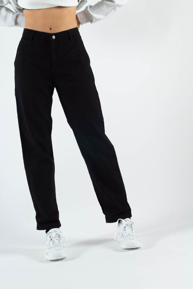 W' Pierce Pant Hudson Stretch - Black - Carhartt WIP