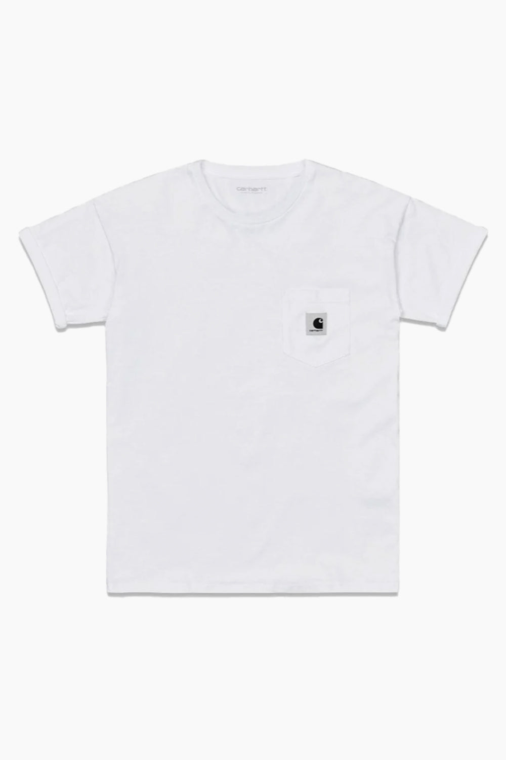 W' S/S Pocket T-shirt - White - Carhartt WIP