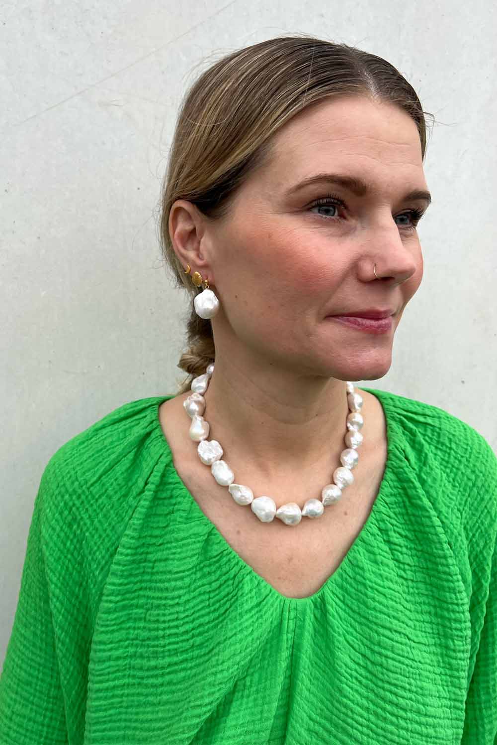 Exclusive Barok Necklace - Guld - Sorelle