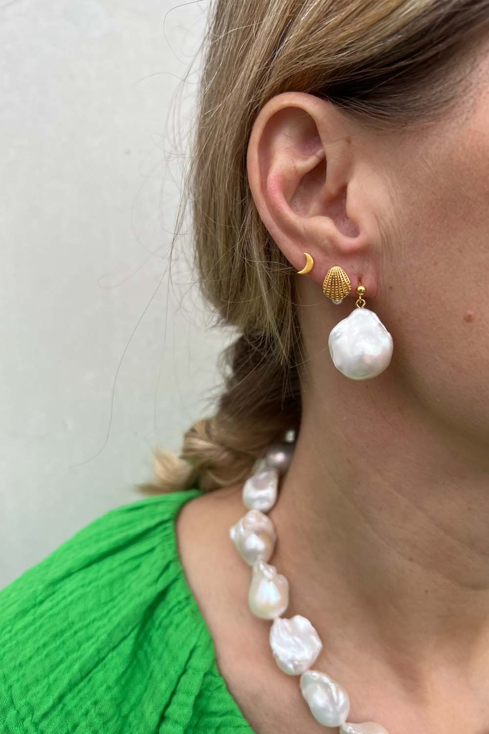 Shell earstick - Guld - Sorelle