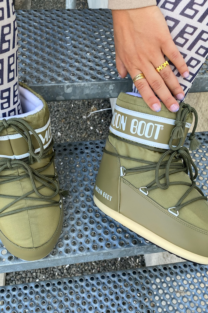 Icon Low Nylon Boots - Khaki - Moon Boot